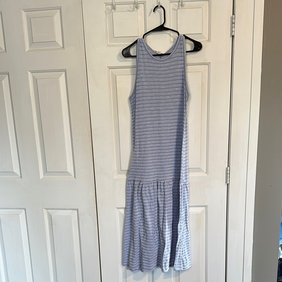Caution to the wind Blue maxi dress size large women’s - Picture 1 of 5